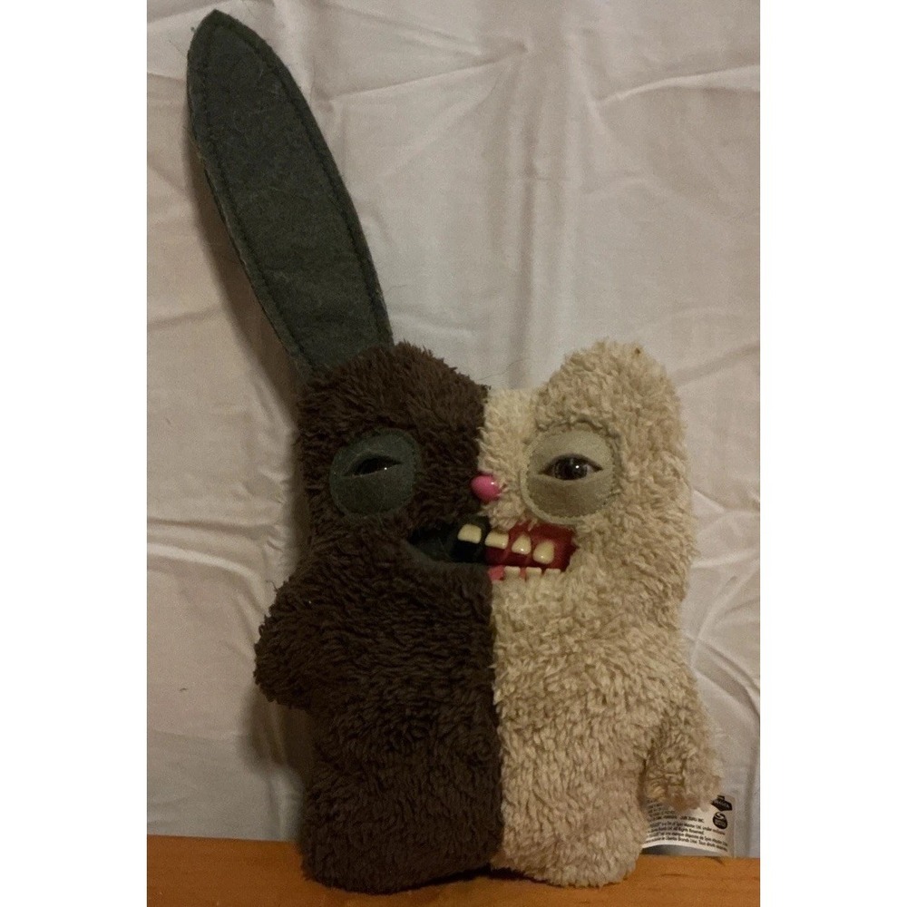 Fuggler Monster Mashup Rabid Tooth Brown & Beige Funny Ugly Monsters Misfit